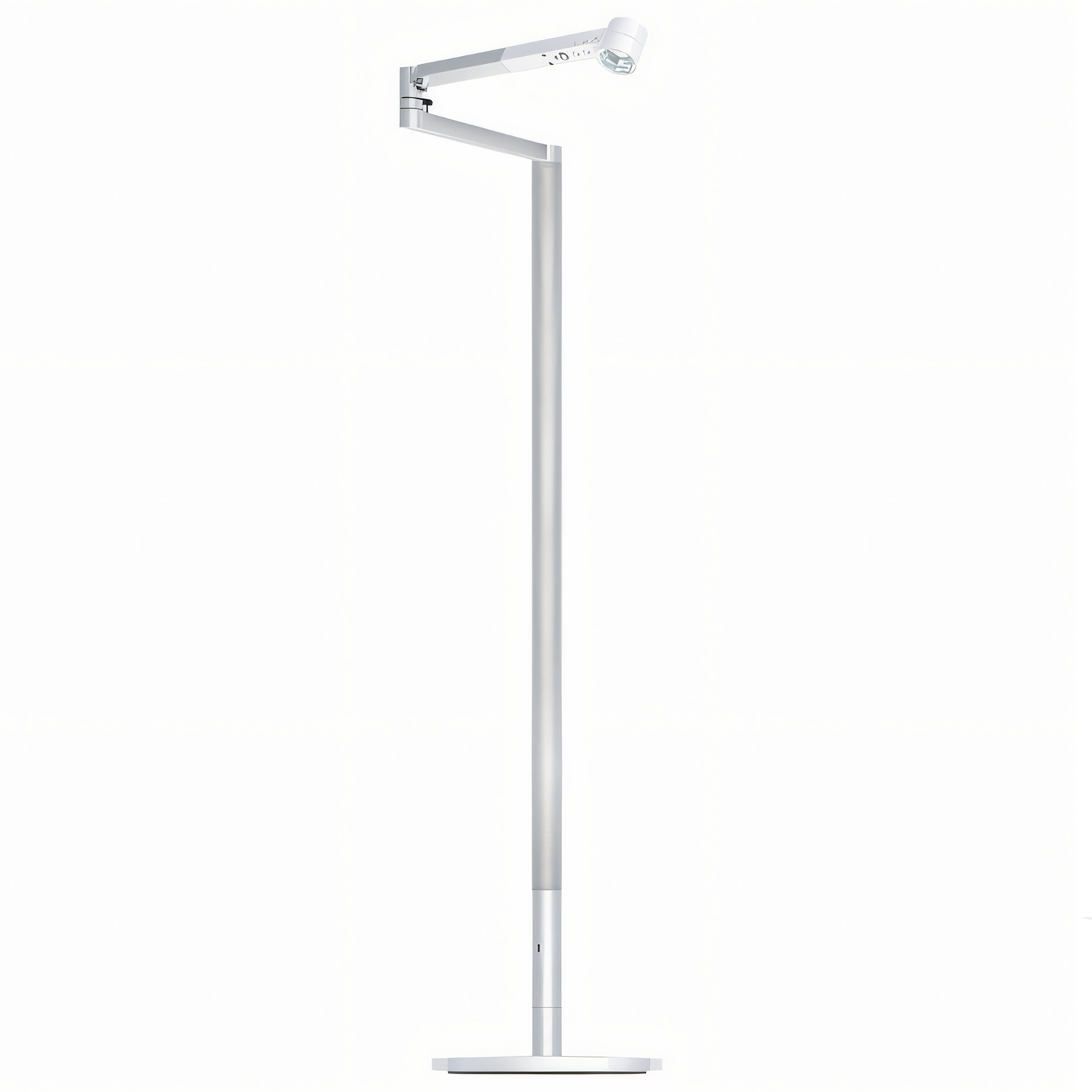 چراغ پایه دار ایستاده گردان رنگ سفید نقره ایی Dyson Solarcycle Morph™ floor (White/Silver)