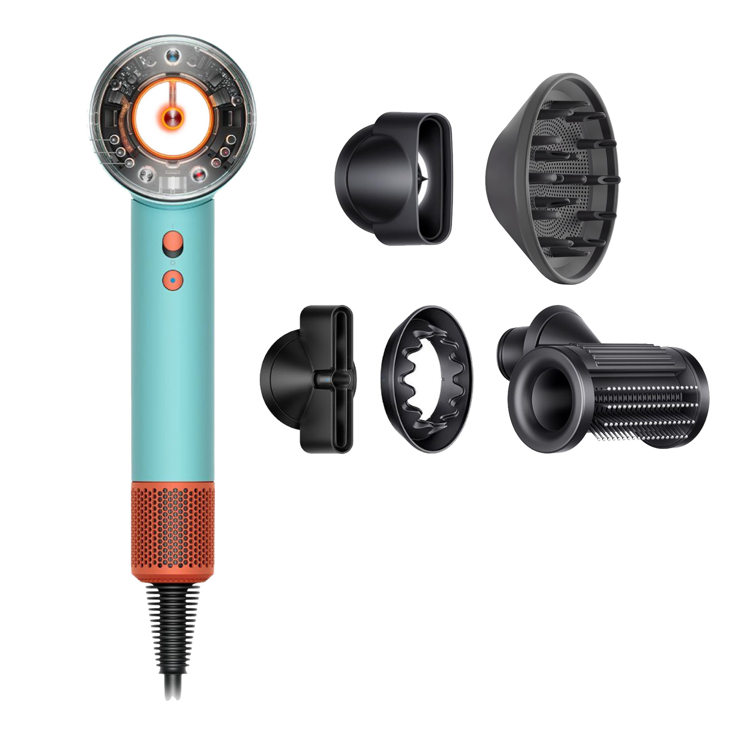 سشوار برس دار حالت دهنده دایسون مدل Supersonic nural HD16 CPATO