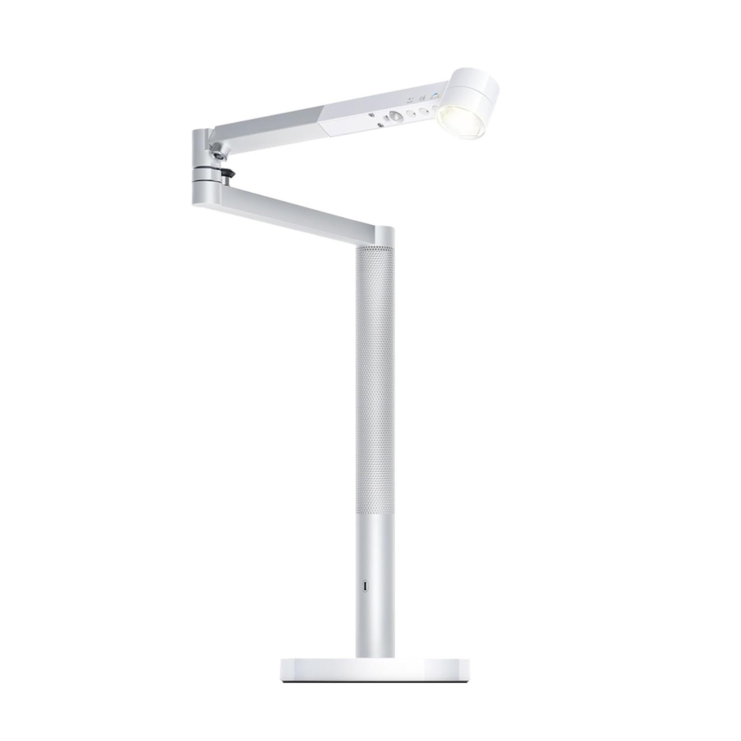 چراغ رومیزی گردان رنگ سفید و نقره ایی Dyson Solarcycle Morph™ desk (White/Silver)